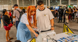 Durante os dois dias de evento, o projeto Rolê com a Pilili levou informação, orientação e trein...