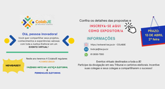 Convite: ColabJE abre inscrições para expositores em 2026