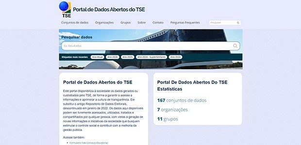 Portal de Dados Abertos do TSE amplia acesso a informações eleitorais e fortalece transparência Portal de Dados Abertos do TSE amplia acesso a informações eleitorais e fortalece transparência