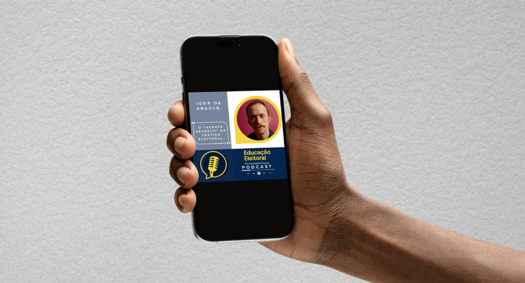 Servidor do TRE-AL e ator, Igor de Araújo participa do podcast Educação Eleitoral