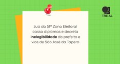 Juiz da 51ª Zona Eleitoral cassa diplomas e decreta inelegibilidade do prefeito e vice de São Jo...