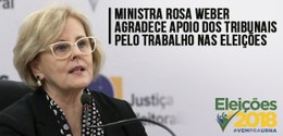 Agradecimento Rosa Weber Eleição