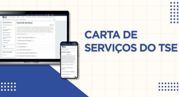 TRE/AL - CARTA TSE Carta de Serviços do TSE reforça transparência e cidadania