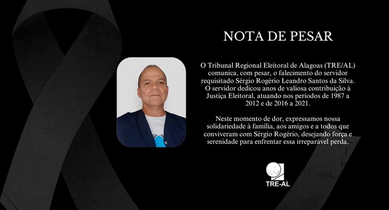 TRE-AL: Nota de Pesar Nota de Pesar