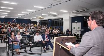 TRE-AL - PALESTRA Acadêmicos da Unima participam de palestra sobre o Programa Mesário Universitário