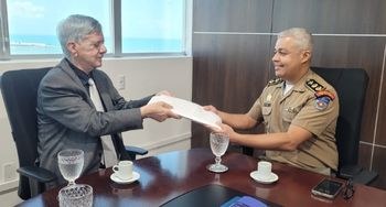 TRE- AL - POLICIA TRE/AL entrega à PM informações para elaboração da Operação Eleição 2024