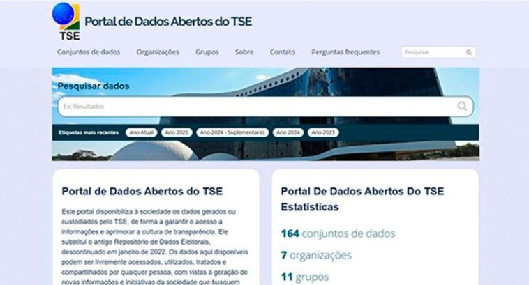 TRE-AL: PORTAL DE DADOS ABERTOS Portal de Dados Abertos favorece pesquisas acadêmicas e trabalhos jornalísticos sobre eleições