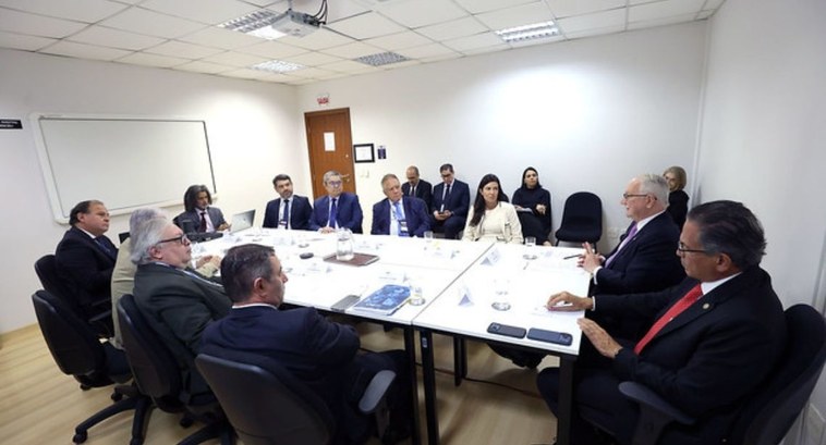 TRE-AL: PRESIDENTE CNJ Presidente do CNJ discute prioridades da Justiça com presidentes de tribunais federais, eleitora...