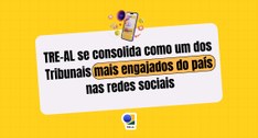 TRE-AL se consolida como um dos Tribunais mais engajados do país nas redes sociais