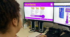 TRE-AL reforça combate à violência contra a mulher com uso do violentômetro nos computadores ins...
