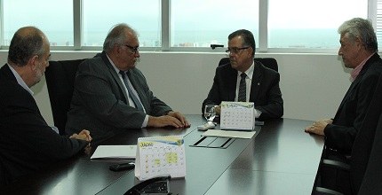 TRE-AL - Visita cortesia ex governador Visita cortesia ex governador