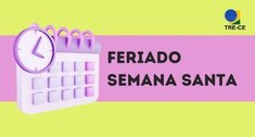 As atividades serão retomadas na segunda-feira, 18/4