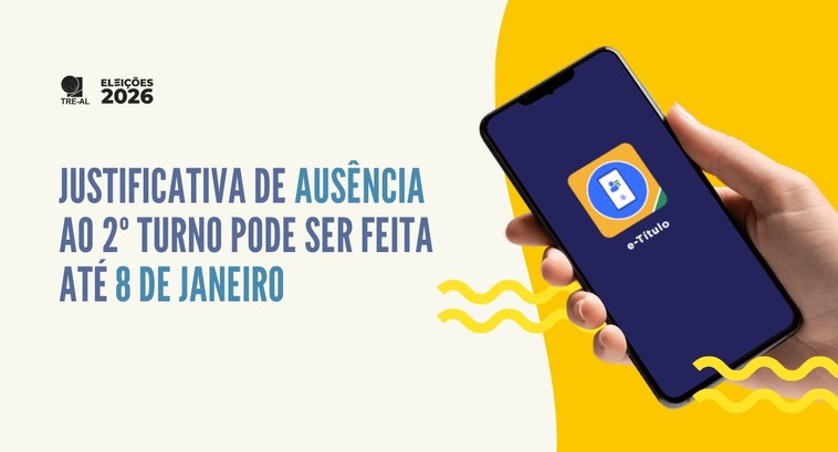 Eleitor pode justificar pelo e-Título, Autoatendimento Eleitoral ou nos cartórios eleitorais