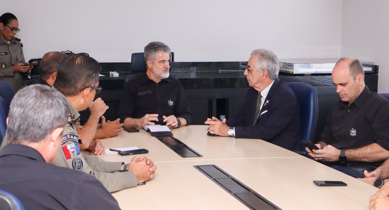 A visita institucional teve como foco o alinhamento das ações para garantir a segurança das Elei...