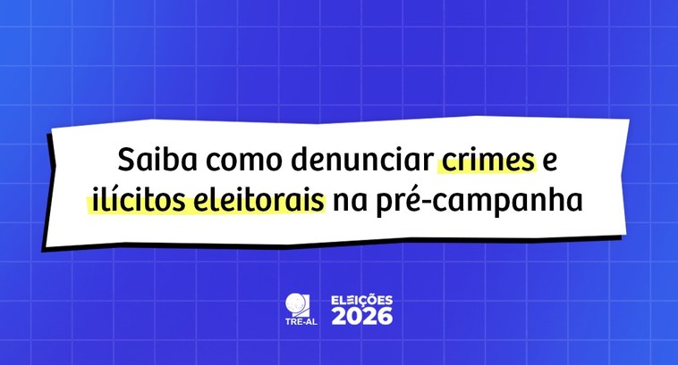 Eleitoras e eleitores já podem denunciar possíveis irregularidades e crimes eleitorais aos órgão...