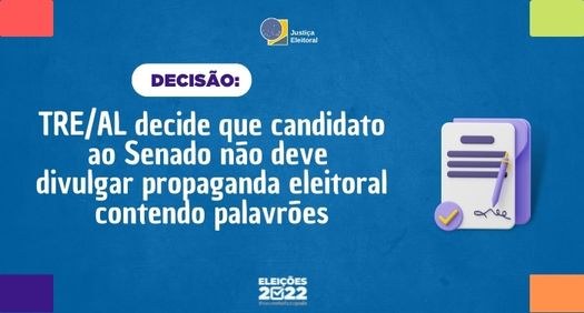 TRE-AL - Decisão Propaganda Felini Palavrões Decisão Propaganda Felini Palavrões
