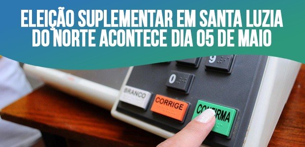 TRE-AL - Eleição Suplementar Santa Luzia Eleição Suplementar Santa Luzia