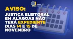 Feriado 14 e 15 de novembro