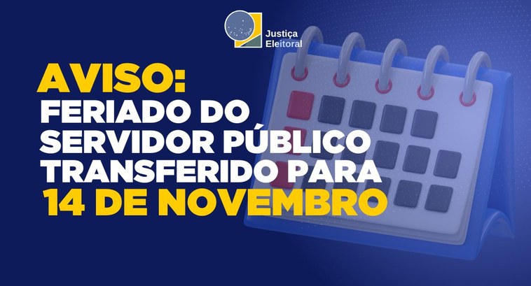 Feriado altera funcionamento da Justiça Eleitoral nesta sexta-feira (11) —  Tribunal Regional Eleitoral de Alagoas
