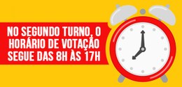 Horário de votação segundo turno