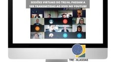 Primeira sessão virtual YouTube