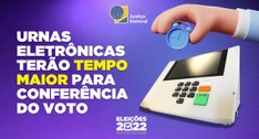 Tempo maior de votação urna