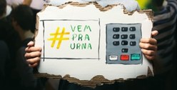 Vem pra urna cartaz